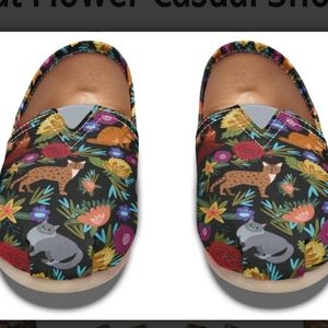 Groove Bags Cat Flower Casual Shoes Sz 9